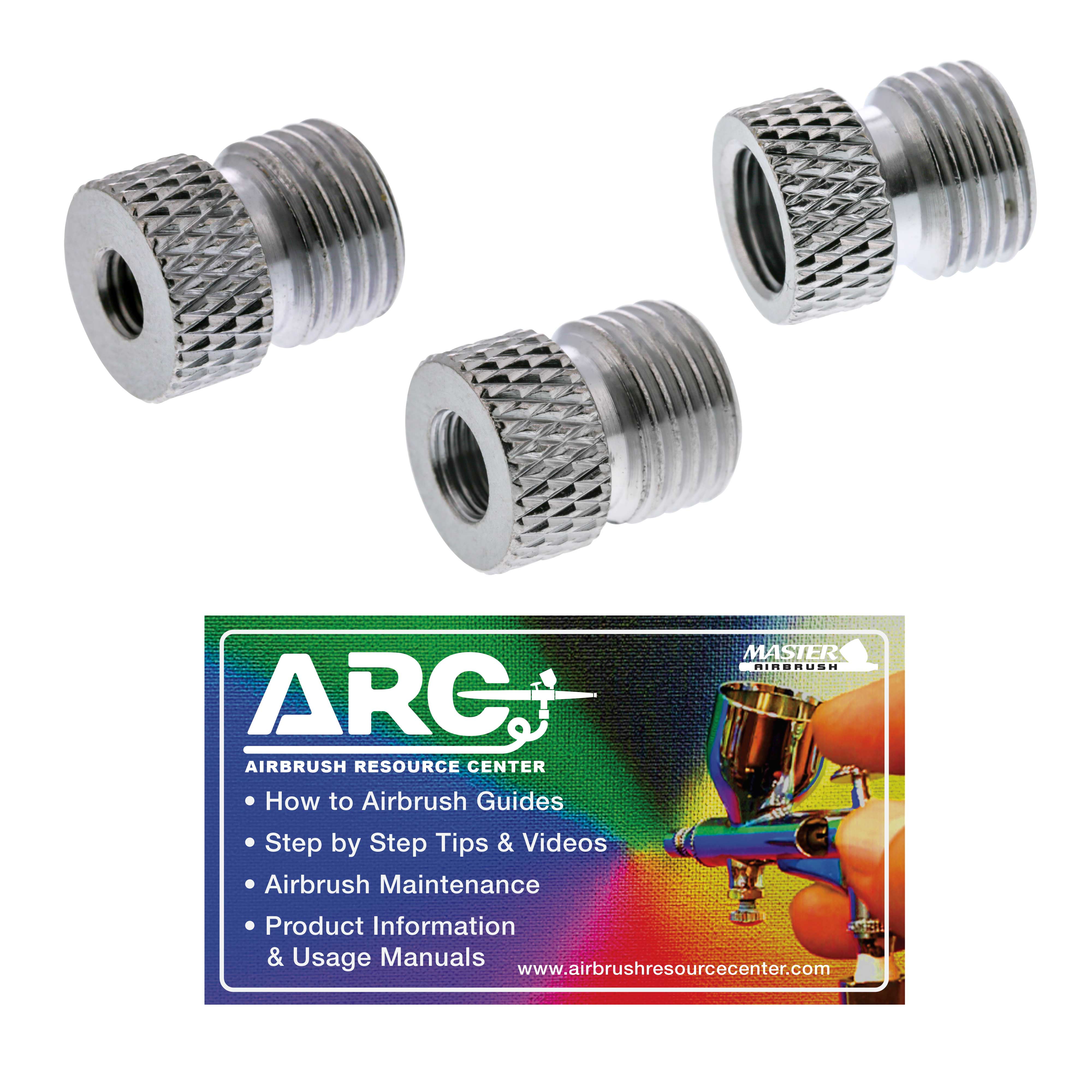 all-airbrush-hose-adapter-set-aztek-badger-paasche-to-master-walmart