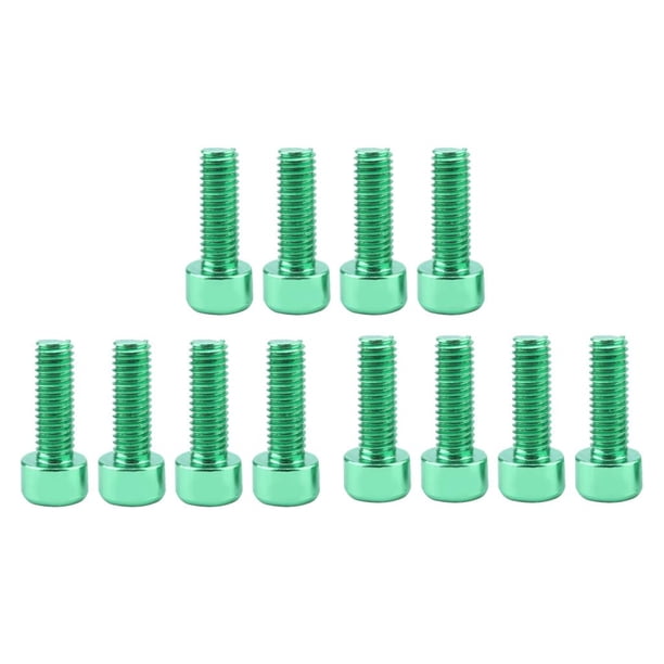 12 Piezas De Aleación De Aluminio Botella De Agua Verde