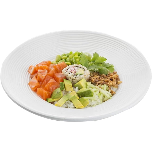 Tablecraft Pulito Collection Round Pasta Bowl, White, Melamine, 14 oz, 10‚Äù diameter (25.4 cm)