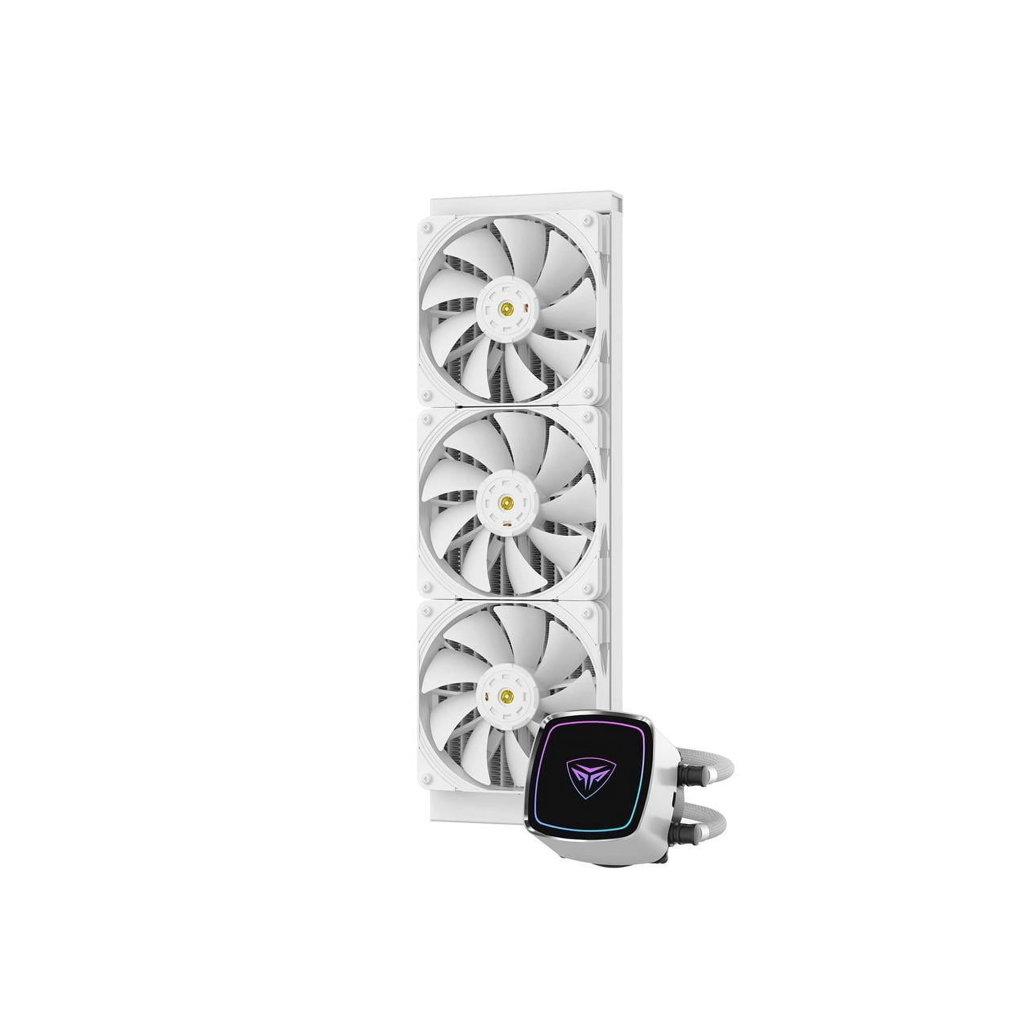 PCCOOLER DE360-WHAWXX-GL Powerful Dual-Pump AIO Liquid CPU Cooler, support Intel LGA 115X/1200/1700/20XX AMD AM3/AM4/AM5