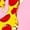 pink, variant on Pizza Slice Flame Pepperoni Fire Gamer T-Shirt for Kids – Colorful Fire Tee – Soft Cotton Top for Preston Fans Ages 3–14