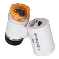 thumbnail image 3 of Mini Microscope Magnifier, 60X Jewelry Identify Microscope Lightweight Mutifunctional LED Light  For Vintage Collecting White,Black, 3 of 8