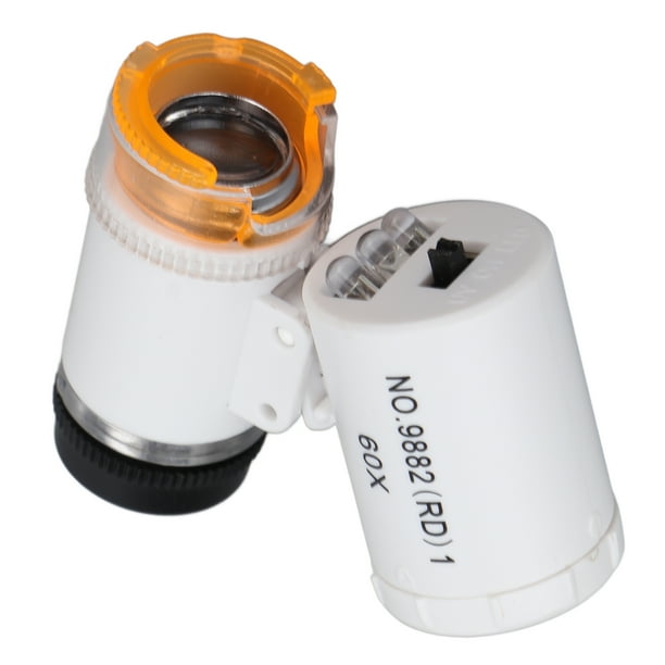 Microscopio De Identificación De Joyería, Mini Lupa De Microscopio Ergonómica Ligera Multifuncional Para Personas Mayores Para Coleccionismo Vintage ANGGREK No