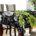 thumbnail image 5 of Yayeee Tablecloths 60" x 60" Rectangle Wrinkle Resistant Party Table Cover, White Flower Pattern, 5 of 8