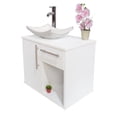 thumbnail image 1 of Gabinete para baño DECOMOBIL con Puerta y Cajón con Lavabo y Monomando blanco, 1 of 4