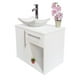 thumbnail image 1 of Gabinete para baño DECOMOBIL con Puerta y Cajón con Lavabo y Monomando blanco, 1 of 4