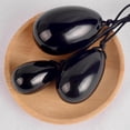 thumbnail image 5 of Huevo de obsidiana Yoni negro, piedra de cristal de masaje de Jade Natural para ejercicio de Kegel, masaje muscular Vaginal, bolas Ben Wa, bola de masaje, 5 of 5