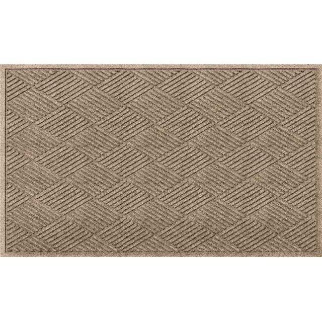 Aqua Shield 844500035 3 x 5 ft. Diamonds Doormat - Camel