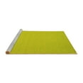 thumbnail image 2 of Ahgly Company Machine Washable Indoor Rectangle Abstract Yellow Contemporary Area Rugs, 2' x 4', 2 of 4