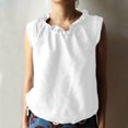 thumbnail image 2 of Womens Fashion 2025 Summer Tank Tops Casual Ruffle Neck Sleeveless Shirt Casual Dressy Blouse for Work Office, 2 of 5