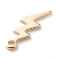 thumbnail image 4 of 200pcs Brass Lightning golden 12x4x0.5mm Hole: 1mm, 4 of 4