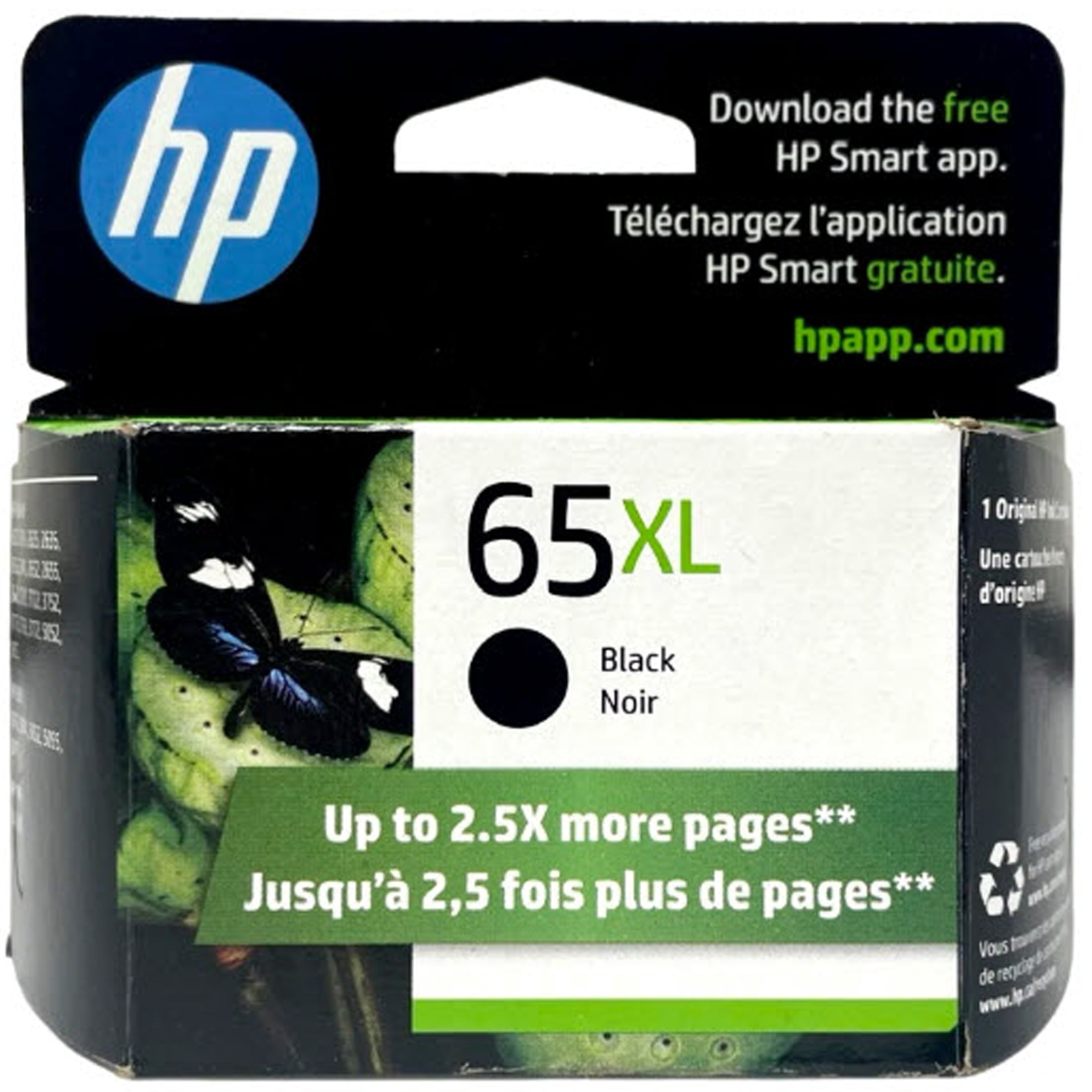 HP 62XL Black High-yield Ink Cartridge for Envy and OfficeJet