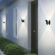 thumbnail image 5 of Aplique de Pared para Exteriores E Interiores Ip65, Iluminación Led de Pared, Apliques de Pared de Aluminio para Porche Exterior, Color Negro, 5 of 7
