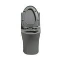 Stylish protective and durable toilet water tank cover for added