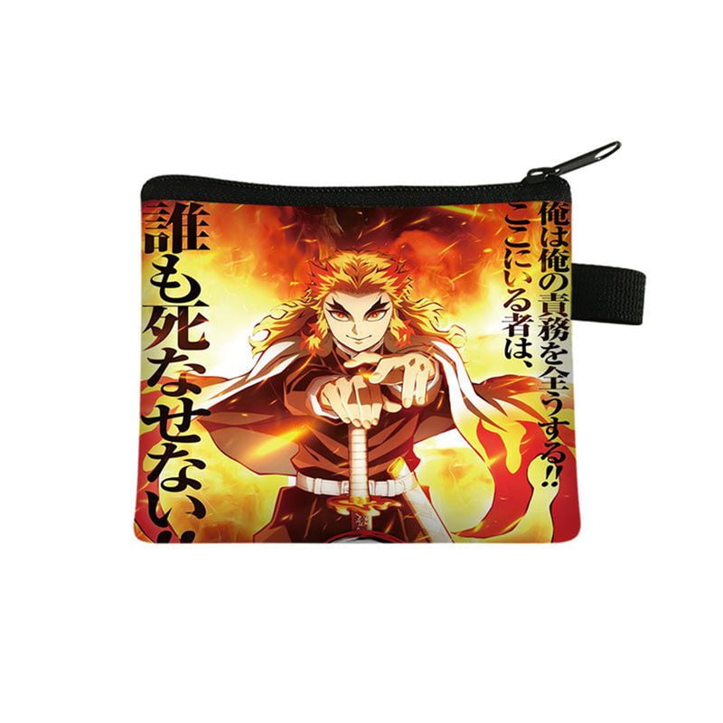 Taicanon Taicanon Demon Slayer Cash Coin Purse Make Up Bag Cellphone Bag H10 Walmart Com Walmart Com