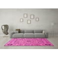 thumbnail image 3 of Ahgly Company Indoor Rectangle Abstract Pink Modern Area Rugs, 4' x 6', 3 of 4