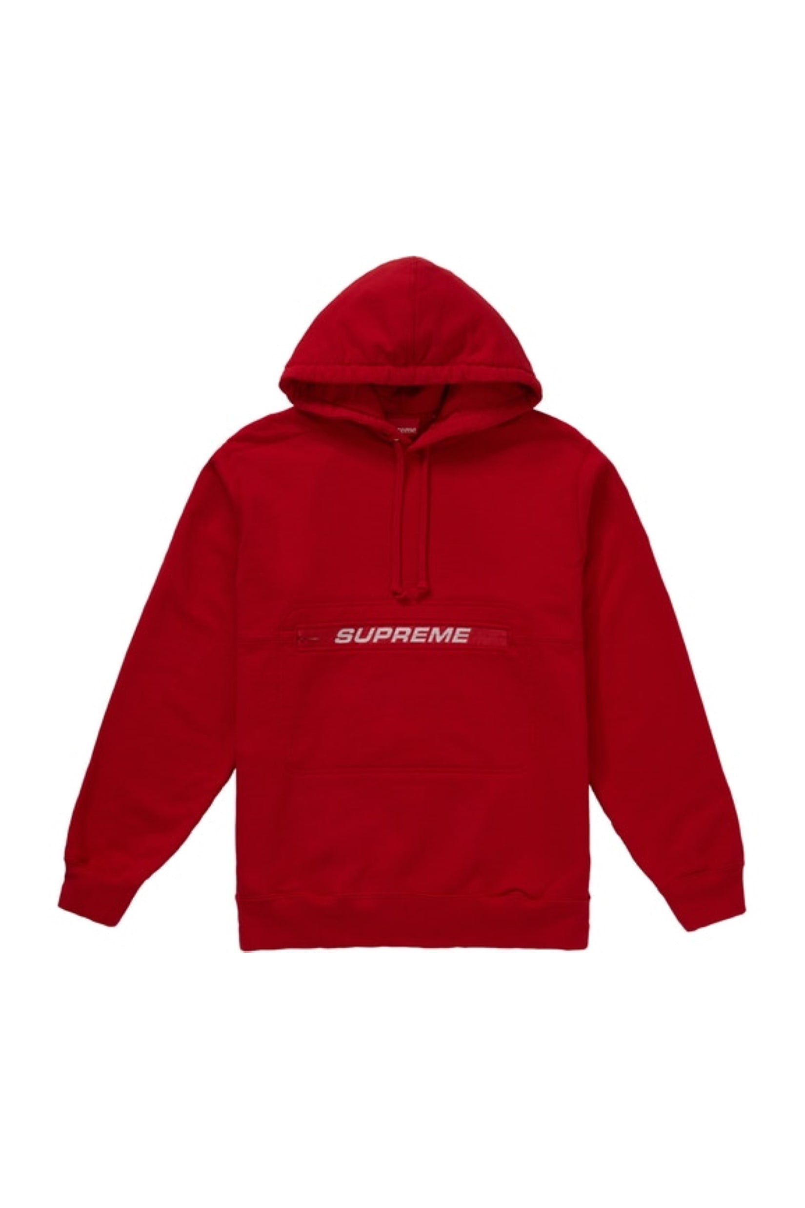 supreme zip pouch hoodie