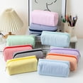 thumbnail image 4 of Clearance Striped Pencil Case,Pencil Pouch for Women, Pencil Case Small, Pencil Pouch Aesthetic - Red, 4 of 9