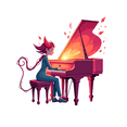 thumbnail image 3 of cartoon Fairy Music Theme Stickers, Waterproof Fairy Music Theme Sticker for Water Bottle Laptop Phone Cases Planner Skateboard Luggage Helmet Party Favor Decor, Ideal for Adults Teens Teacher Rewards, 3 of 9