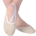 thumbnail image 1 of 1 par de zapatos de piel de oveja de fondo suave para baile, media suela de Pu, zapatos giratorios para Ballet, Jazz, mujeres/hombres/adultos, zapatos con garra de gato, Balle, 1 of 2