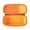 Lined Orange, variant on Hard Case for JBL Flip7 Speaker Storage Bag Shockproof and Dropproof,Waterproof Portable Speaker Travel Carrying Storage Protective Bag
