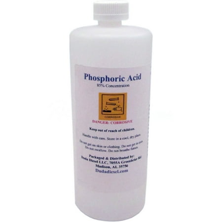 1 Quart / 950ml 85% Food Grade Phosphoric Acid Rust Remover Clean Etch (Best Paint Remover For Metal)