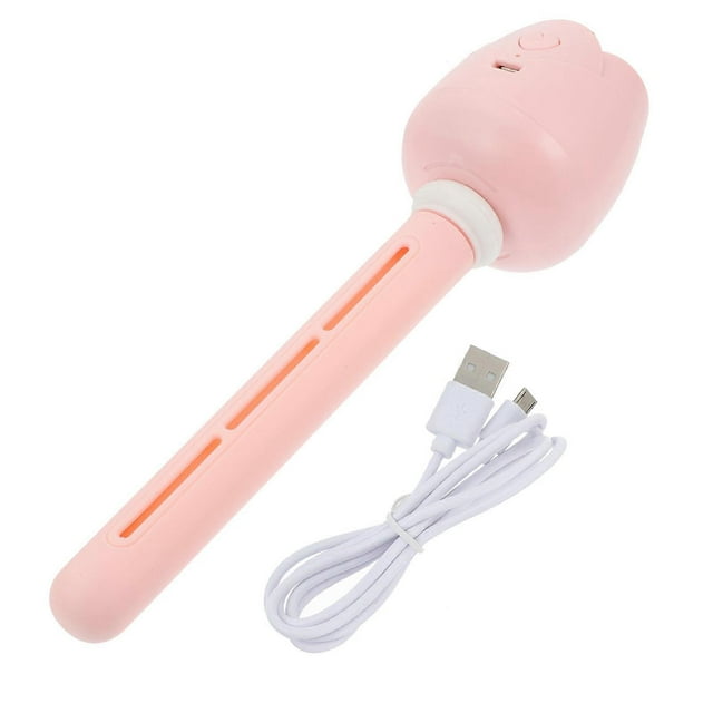 Pink Portable Mini Humidifier for Indoor Use Silent ABS Material Helps Sleep and Breathe Better