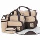 thumbnail image 1 of Baby Mom Comfort Diaper Bag Set 5 Pieces Large Capacity - with Dot Pattern Multicolor O, 1 of 5