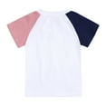 thumbnail image 4 of Uuszgmr Summer Outfits For Girls 2024 New Lapel Color Collision Short Sleeved T-Shirt Sweatpants Girl Clothes Set White 11-12 Years, 4 of 8