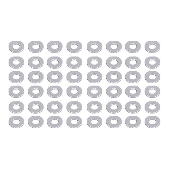 Washers For Bolts, 150Pcs Flat Washers Assortment Kit Flat Washers Metal Washers A2-70 Stainless Steel Bolts Washer Replacement DIN125