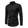 thumbnail image 1 of Camisa Delgada Cuello Manga Larga Ropa De Hombre Casual, 1 of 1