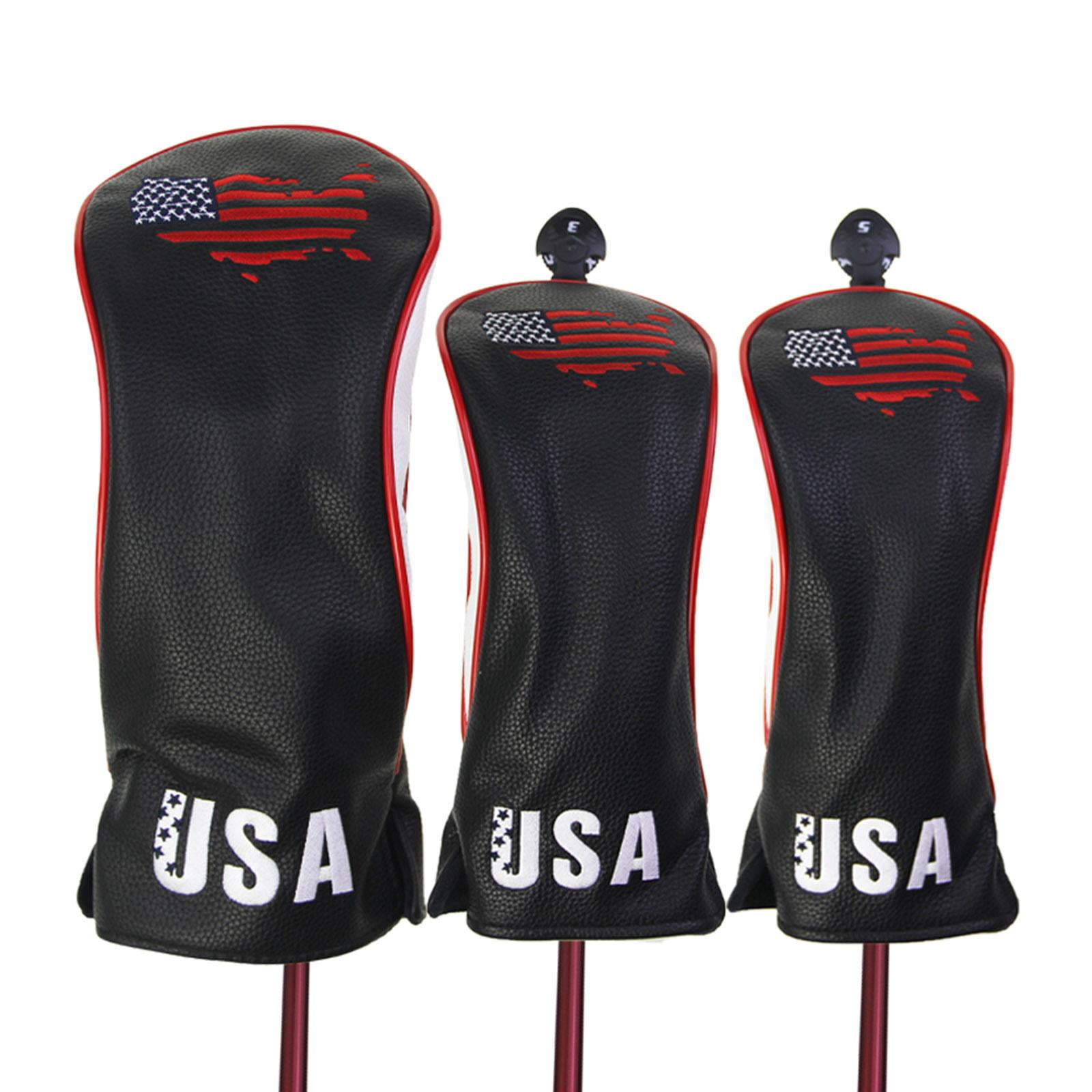 Axioma Waterproof Golf Wood Headcover Durable Driver Head Cover Travel Transport Sleeve