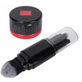 thumbnail image 3 of Cepillo de maquillaje, 5 pianas de viaje polvo polvo portátil uso fácil uSo de nylon cerdas tubo de nylon con caja de limpieza para maquillaje diario, 3 of 7