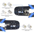 thumbnail image 3 of Gj668bl Professional Network Rj45 Crimping Tool Rj45 R11 Cat7 Cat6 Crimping Tool, 3 of 3