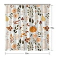thumbnail image 5 of Rustic Autumn Farm Harvest Thanksgiving Day Shower Curtain,Reusable Bath Curtain with Hooks Friendly Polyester Fabric Curtains for Thanksgiving Day Fall Party Home Decor, 5 of 5