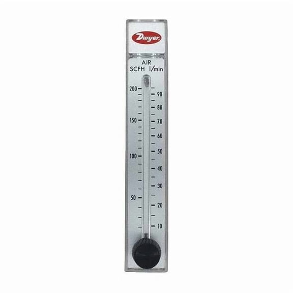 Dwyer Instruments Flowmeter, range 5-50 SCFH air. RMB-52-SSV