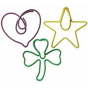 Manto International 1321698 Childcraft Fun Shapes Paper Clip, Assorted Color - Pack of 60