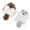 Brown plus ash, variant on 2PCS Cats Squirrels Toy Soft Plush and Crinkle Paper Sounding Plush Toy Enhancing Pet Indoor Activity and Engagement