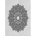thumbnail image 1 of Ahgly Company Indoor Rectangle Patterned Off-White Novelty Area Rugs, 8' x 12', 1 of 6