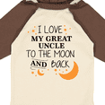 thumbnail image 4 of Inktastic I Love My Great Uncle to the Moon and Back Boys or Girls Long Sleeve Baby Bodysuit, 4 of 5