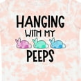 thumbnail image 4 of Inktastic Easter Hanging with My Peeps Pastel Bunnies Boys or Girls Toddler T-Shirt, 4 of 5