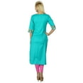 thumbnail image 5 of Bimba Women Cotton Kurta Kurti Ethnic Indian 3/4 Sleeve Top Casual Tunic, 5 of 6