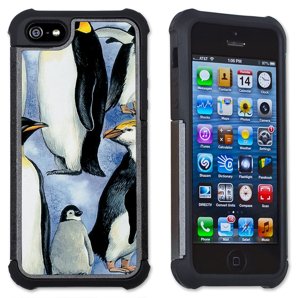 Penguins Maximum Protection Case Cell Phone Cover With Cushioned