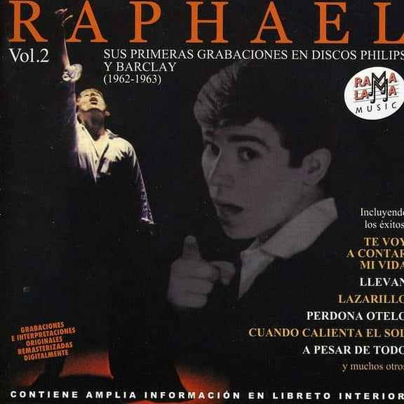 Raphael - Vol 2: Sus Primeras Grabaciones En Discos Philips Y Barclay 1962-1963 - Music & Performance - CD