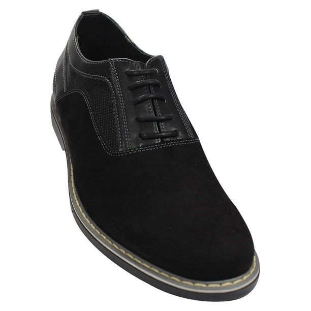 ZAPATO CASUAL LEON HOMBRE NEGRO GAMUZA 20014 LEON 20014p