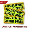 thumbnail image 1 of Student Driver Magnet Safety Sign Vehicle Bumper Magnet - Car Vehicle Reflective Sign Sticker Bumper for New Drivers, 1 of 8