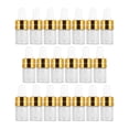 thumbnail image 2 of 20 Pieces Empty Glass Dropper Bottles Bottles Refillable Containers for Perfume Oils Liquids Gold 1ml, 2 of 8