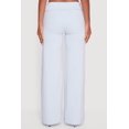 thumbnail image 4 of Women's Brushed Ribbed Knit Fold Over Flare Pants, 4 of 4