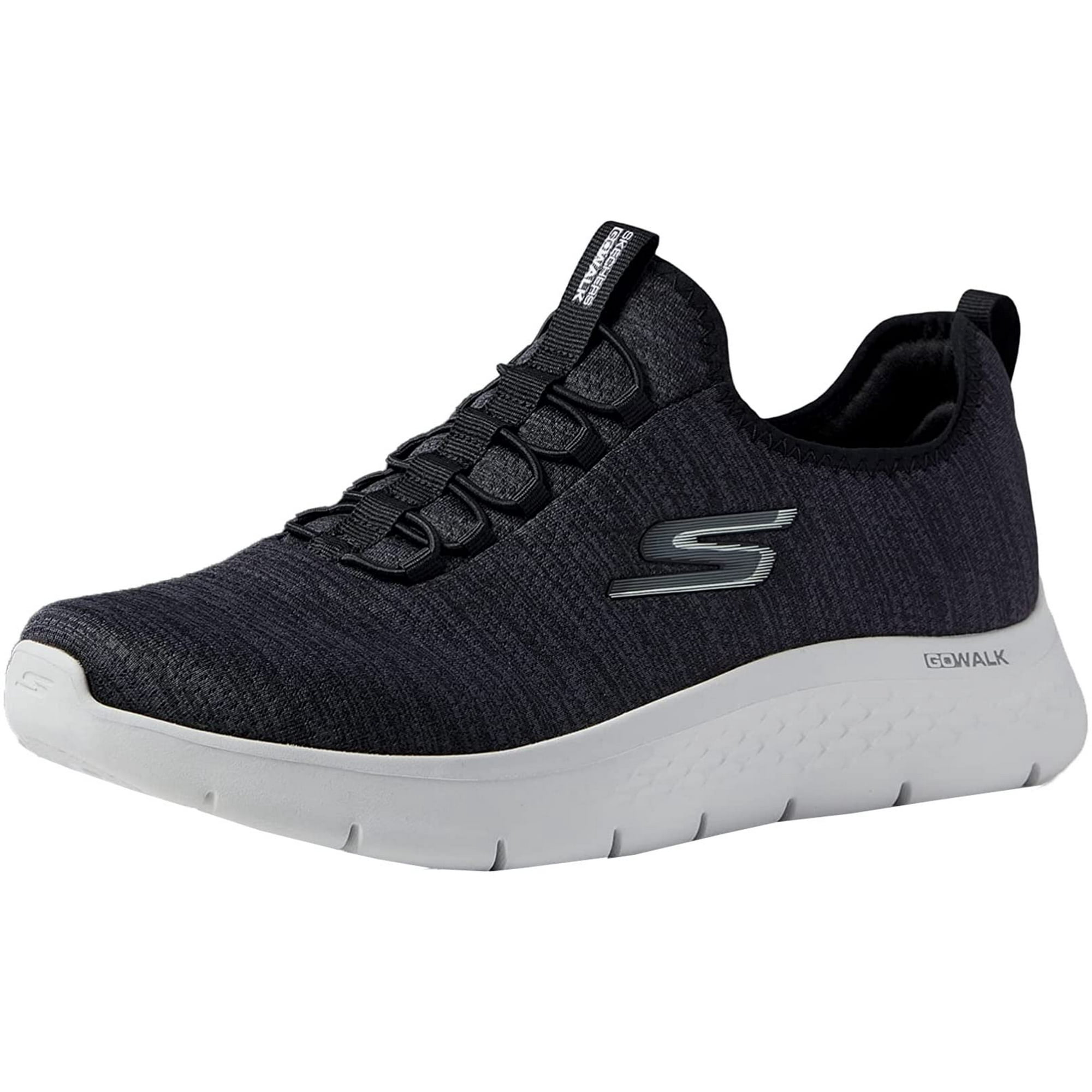 Black white skechers deals