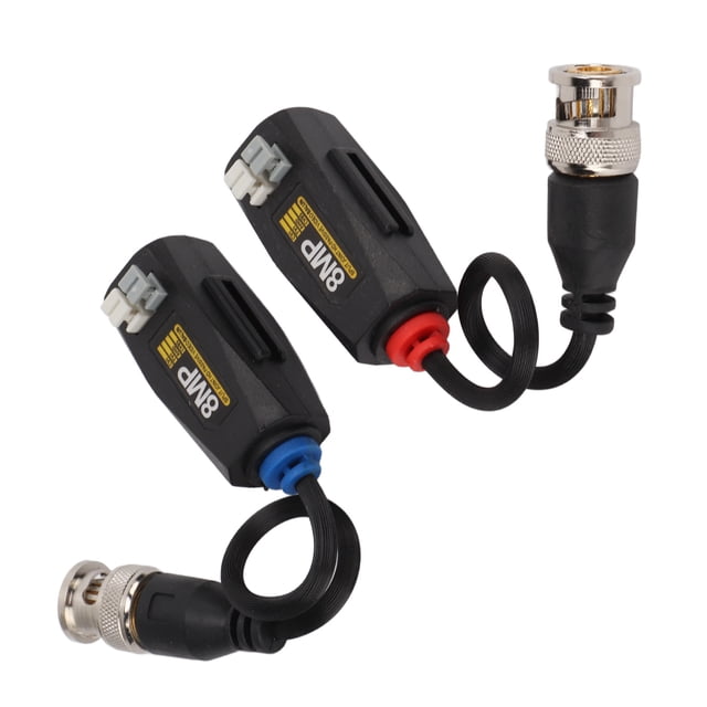 Signal Transceivers, Video Balun Real Time Transmission 1 Pair Anti Interference for AHD CVI TVI CVBS Camera